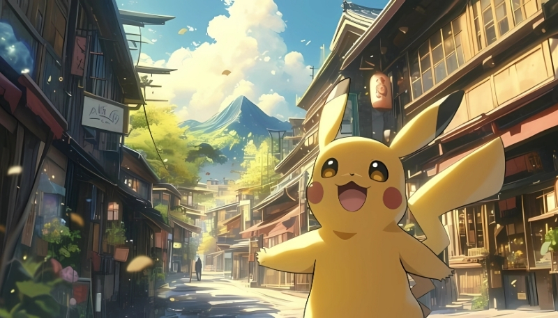 ảnh nền pokemon pikachu cute 4k