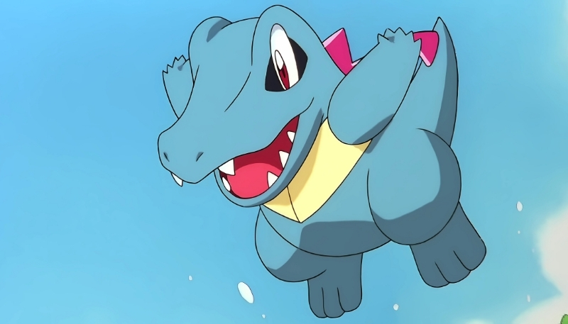 tải hình nền pokemon totodile tinh nghịch