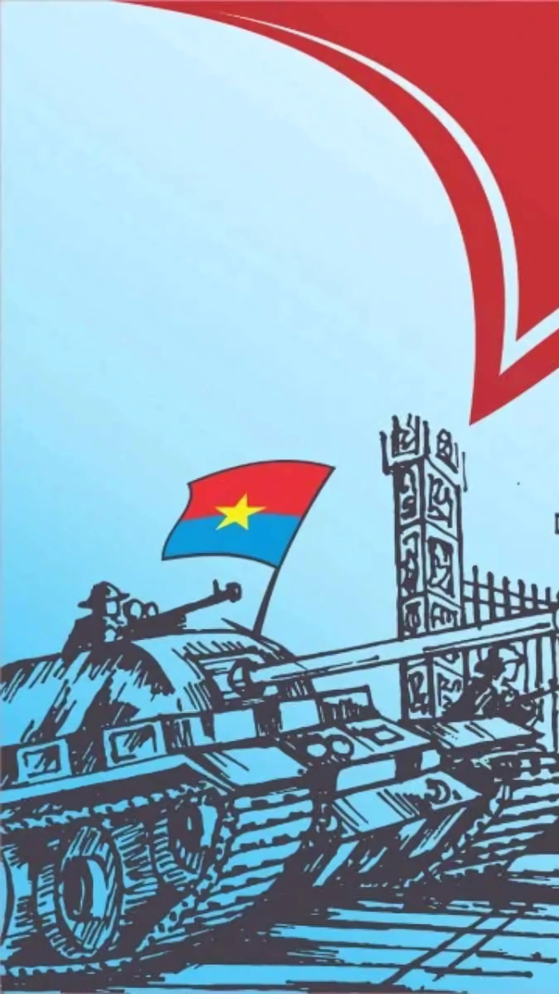 Hình nền 30/4 slogan