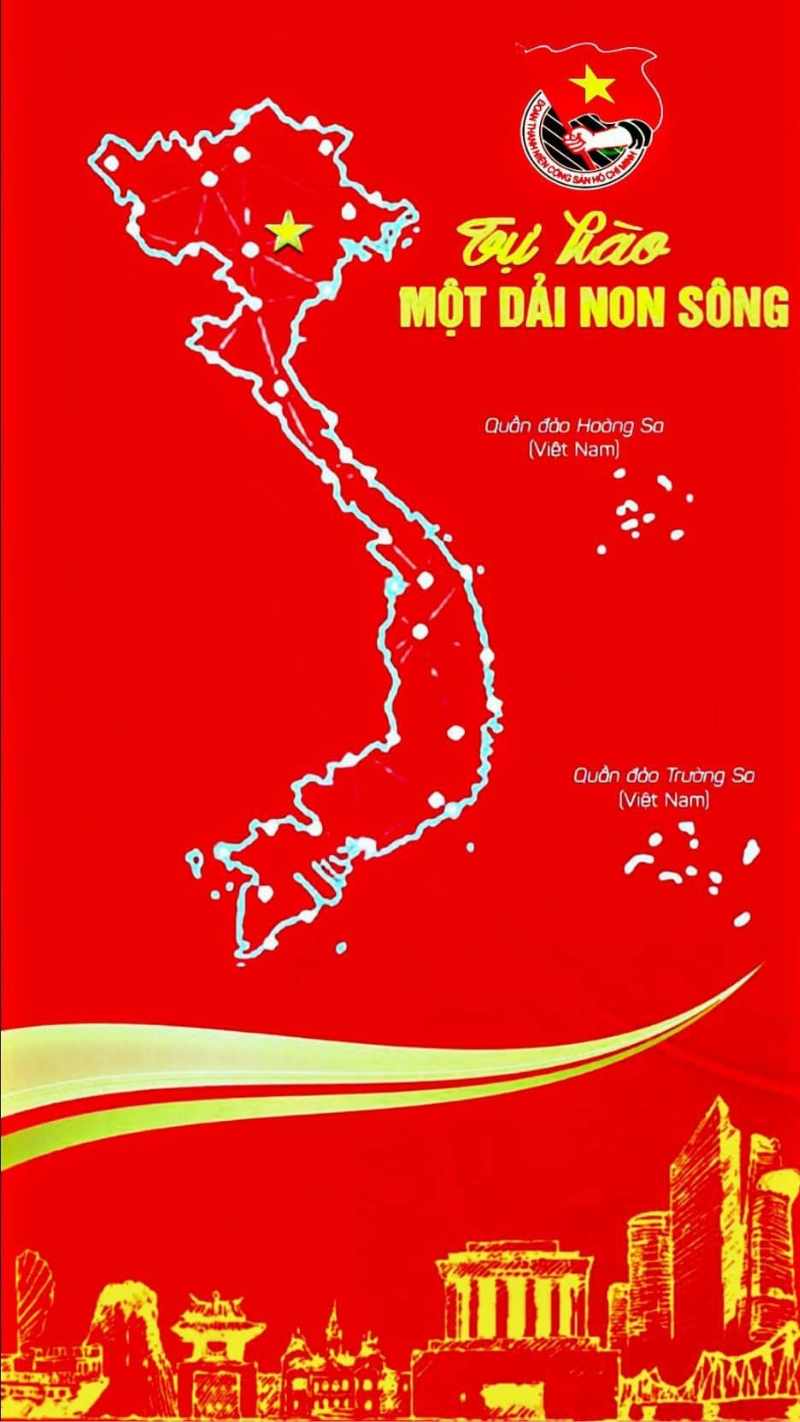 Hình nền 30/4 slogan