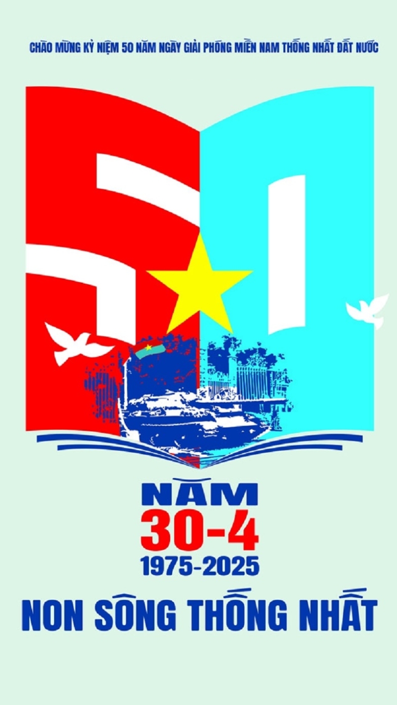 Hình nền 30/4 slogan