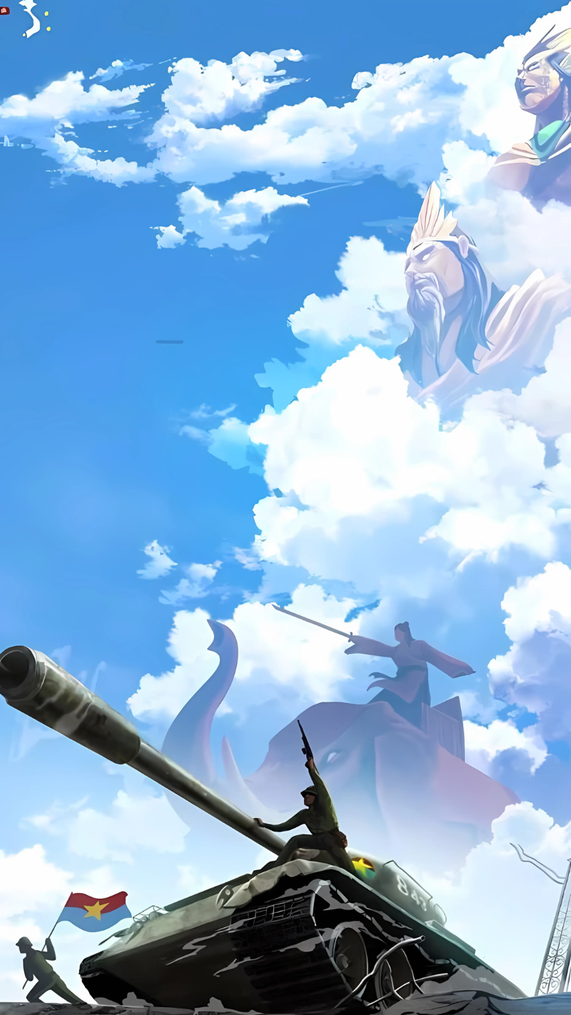 Hình nền 30/4 slogan