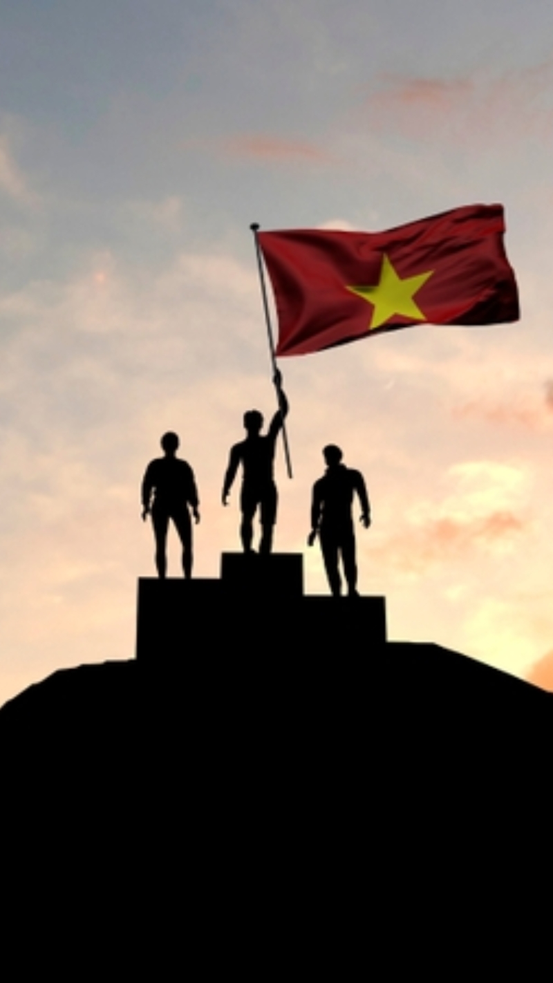 Hình nền cờ đỏ sao vàng