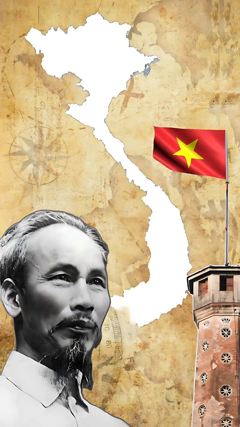 Hình nền cờ đỏ sao vàng