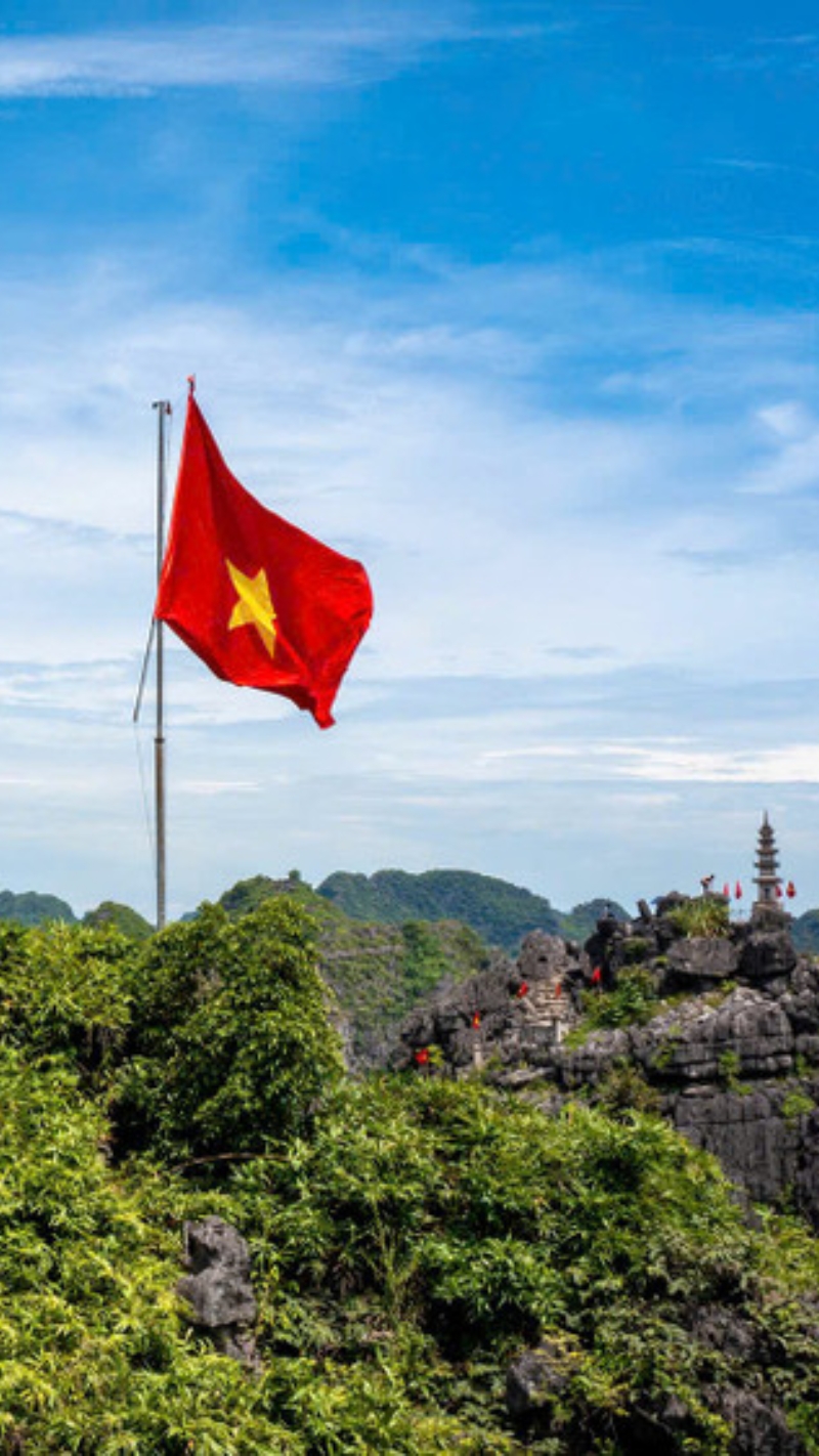 Hình nền cờ đỏ sao vàng