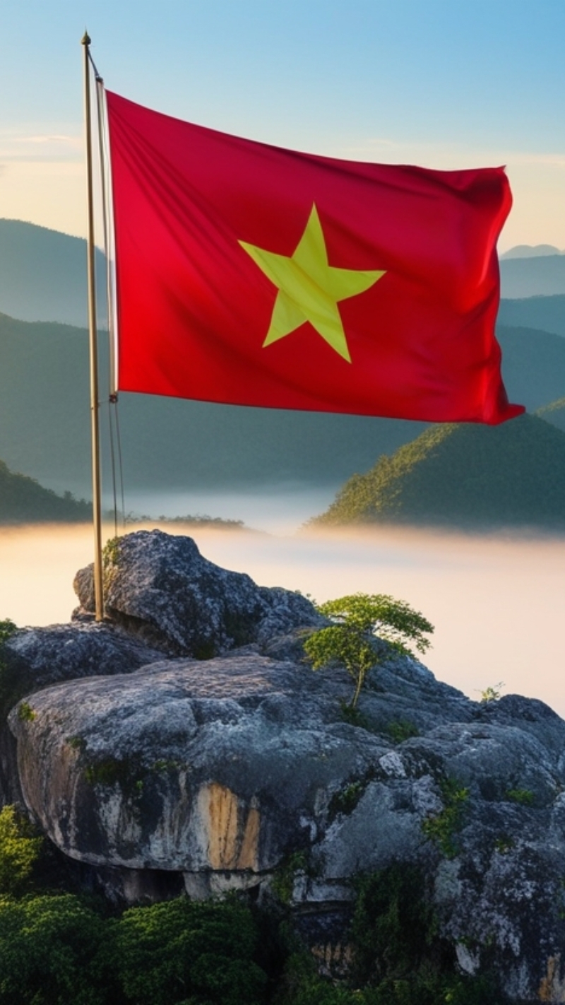 Hình nền cờ đỏ sao vàng