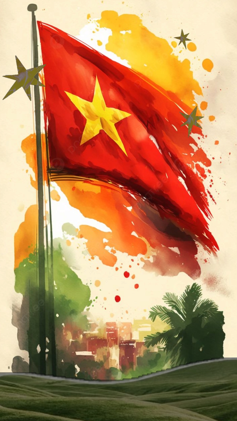 Hình nền 30/4 lá cờ Việt Nam