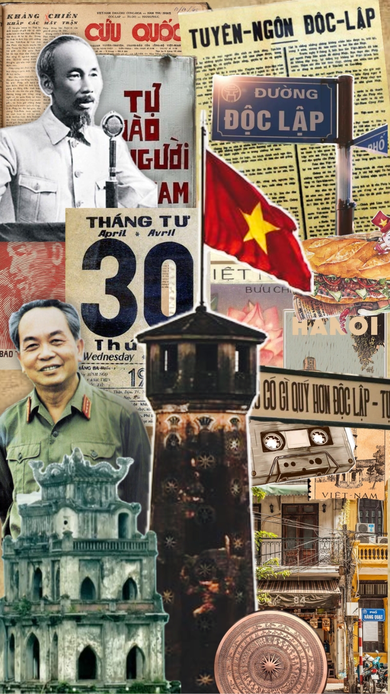 Hình nền 30/4 lá cờ Việt Nam