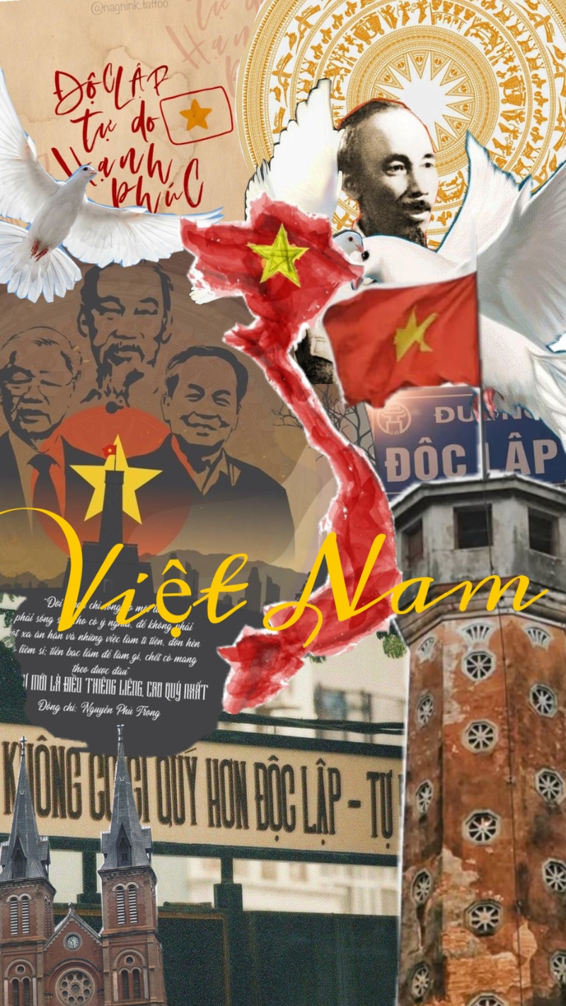 Hình nền 30/4 lá cờ Việt Nam