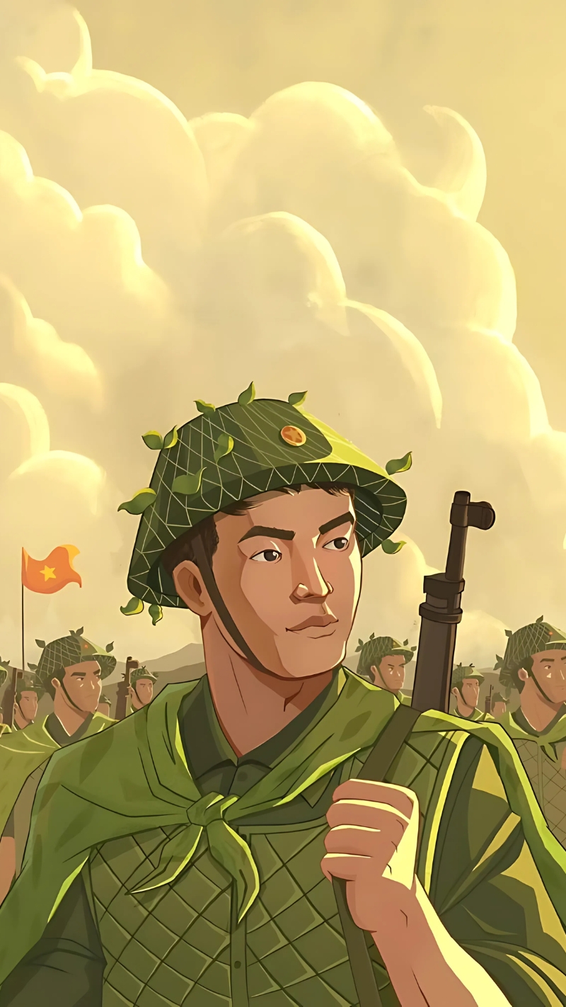 Hình nền 30/4 quốc kỳ Việt Nam