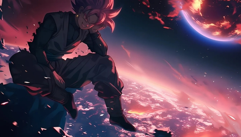Hình nền 7 viên ngọc rồng Black Goku và Goku