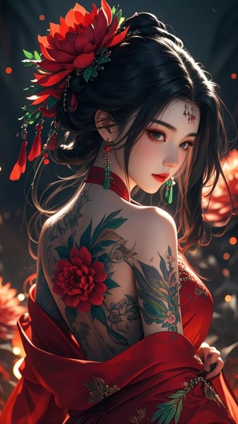 ảnh nền 8d anime huyền ảo