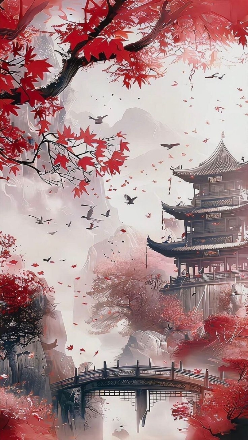 ảnh nền 8d anime nhẹ nhàng