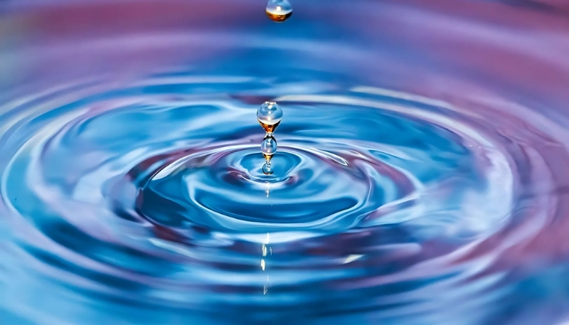 giọt nước rõ nét