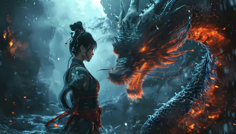 rồng ngầu hung bạo