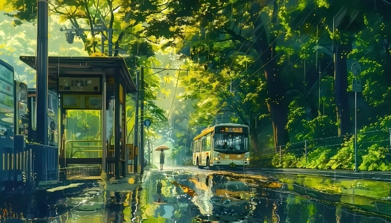 thiên nhiên xanh tươi