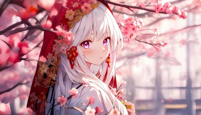 ảnh nền anime nữ 4k siêu xinh