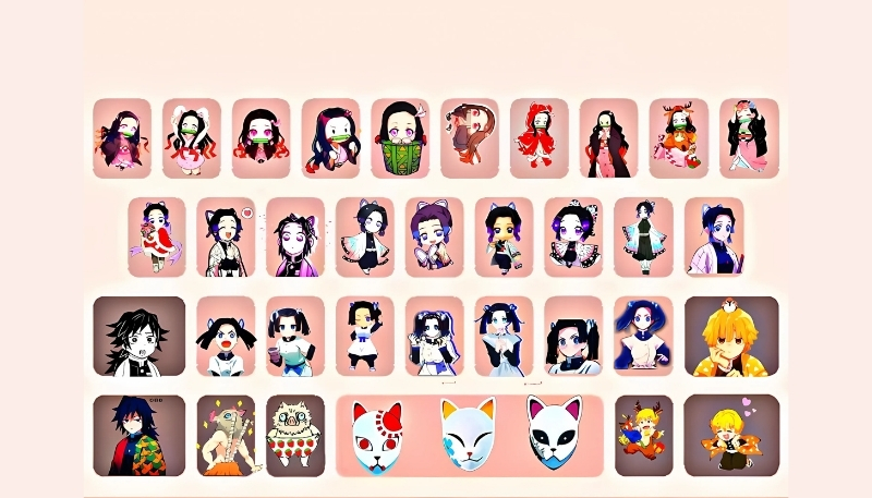 Ảnh nền bàn phím anime đáng yêu