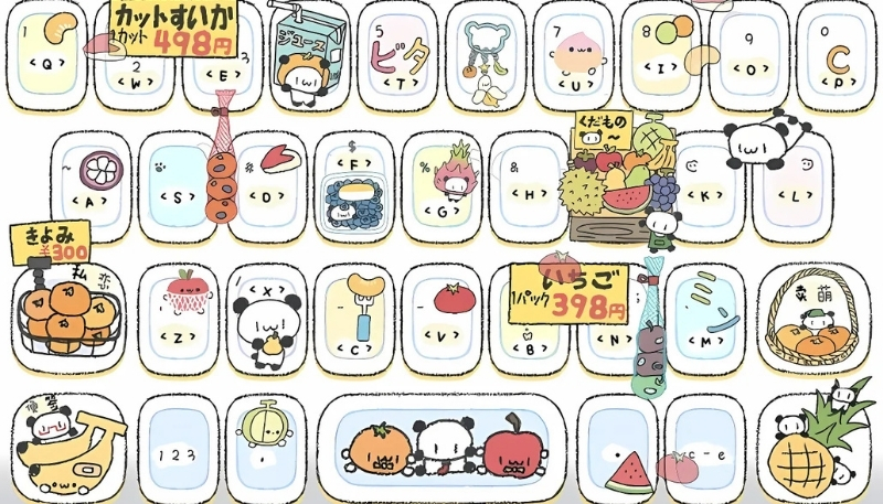 ảnh nền bàn phím cute xinh xắn