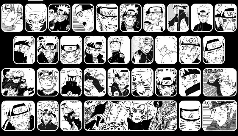 Ảnh nền bàn phím naruto chạm pk