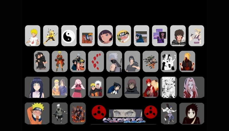 Ảnh nền bàn phím naruto cực ngầu