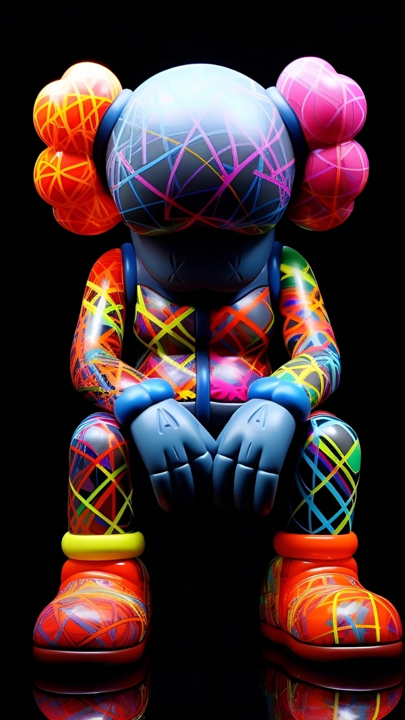 hình nền bearbrick 4k rõ nét