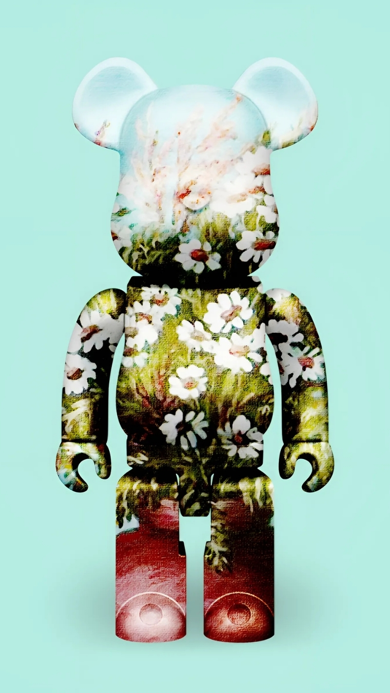 hình nền bearbrick hoạt hình thiếu nhi