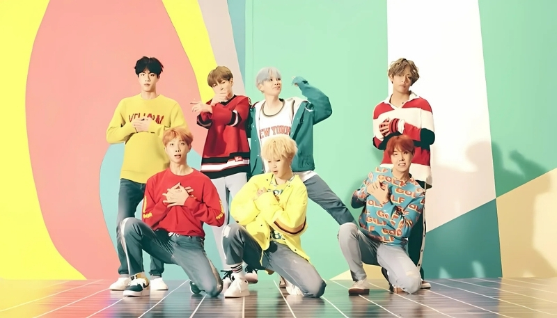 Ảnh bìa bts MV mượt mà tinh tế trên máy tính