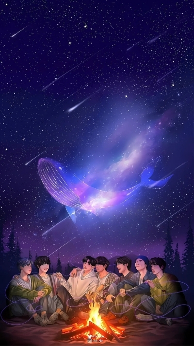 Background bts lung linh sắc nét 4K