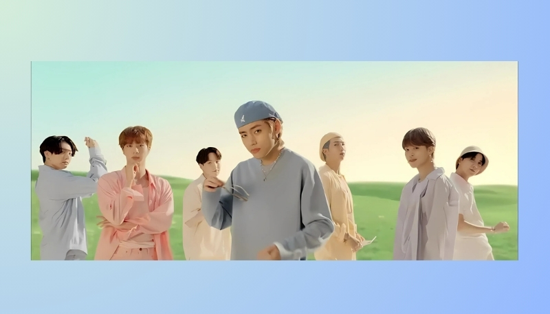 Background bts MV đẹp rực rỡ 4K cho máy tính