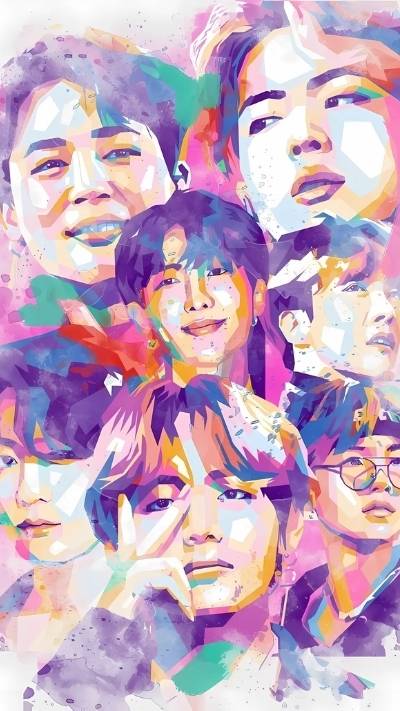Background fanart bts mượt mà 4K