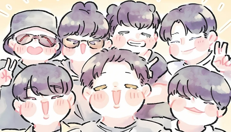 hình ảnh BTS chibi