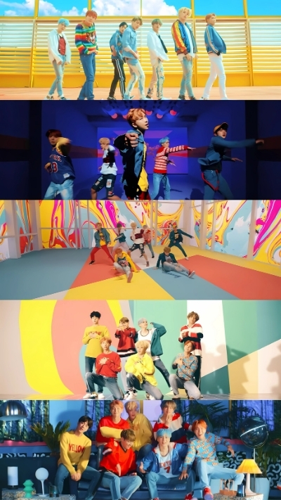 Hình bìa bts MV sắc nét cho máy