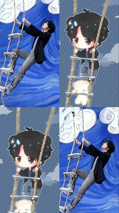 Hình nền bts chibi cute lung linh