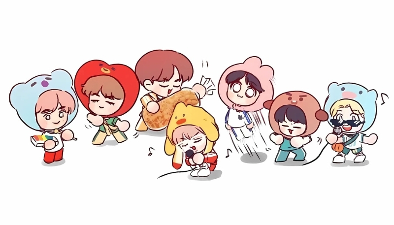 hình nền BTS cute
