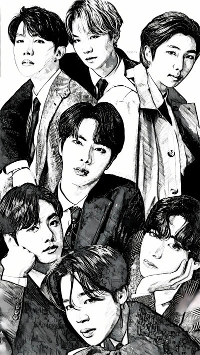 Wallpaper fanart bts ấn tượng rực rỡ