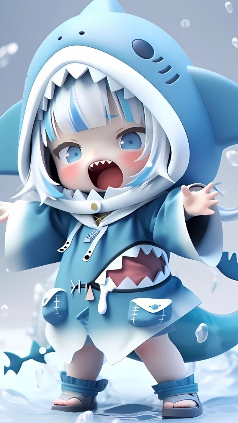 Ảnh nền cá 3D cute nhất