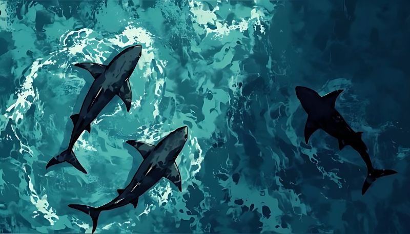 Ảnh nền cá 3D cute thân thiện