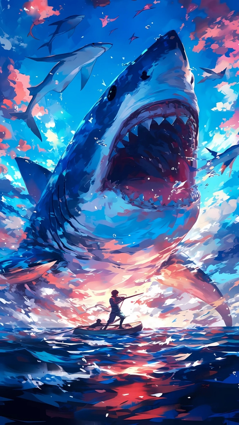 Ảnh nền cá 3D cute tinh nghịch