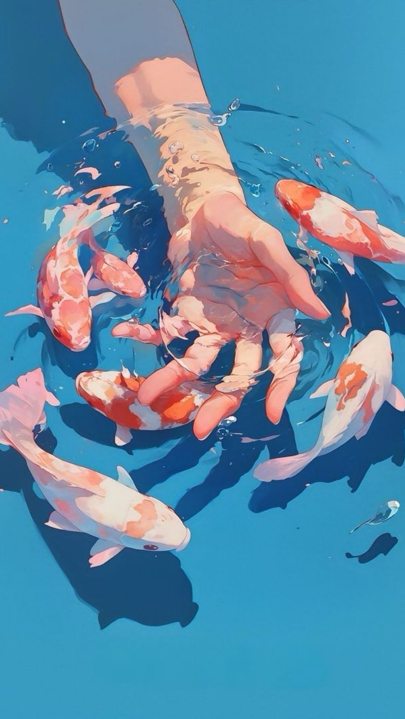 Ảnh nền cá 3D Full HD độc đáo