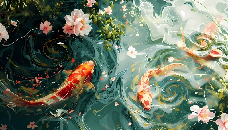 Ảnh nền cá 3D Full HD thực tế