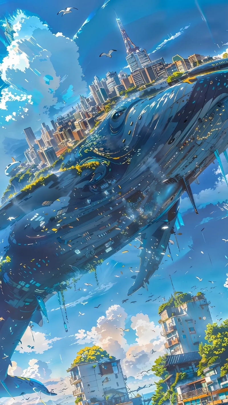 Ảnh nền cá 3D sống động riêng biệt