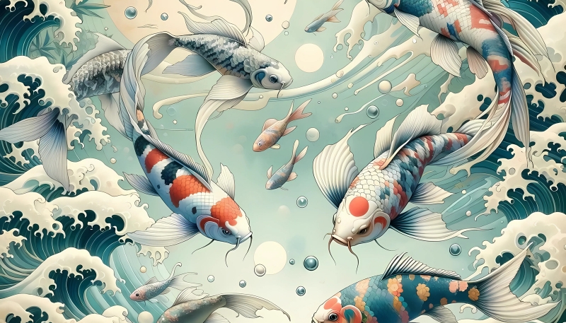 Ảnh nền cá 3D sống động thu hút