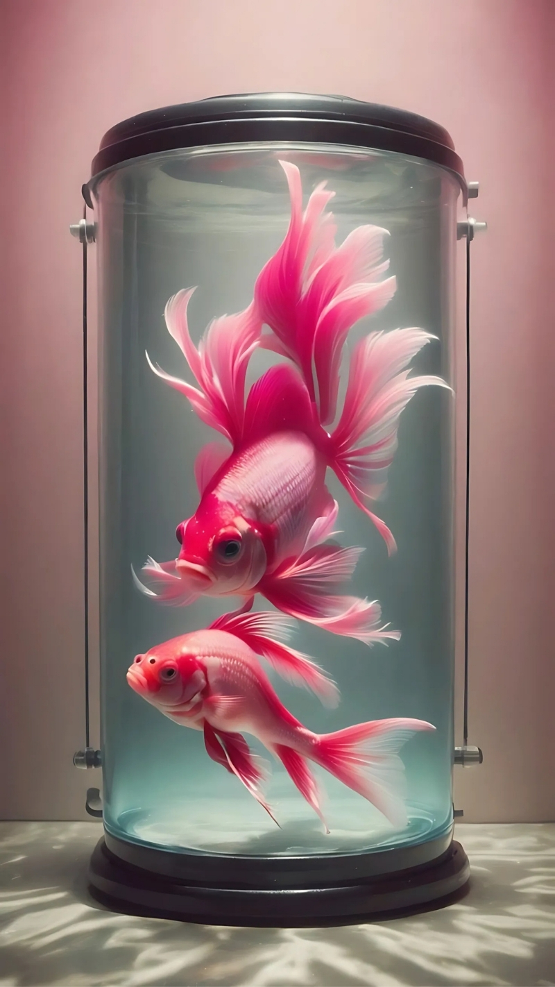 Ảnh nền cá betta 3D đẹp từng chi tiết