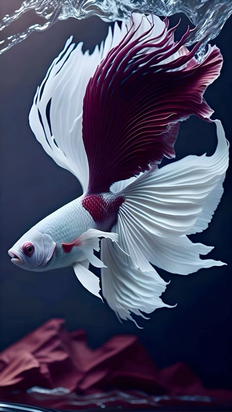 Ảnh nền cá betta 3D thu hút