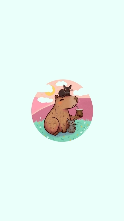 anh dai dien capybara cam xuc