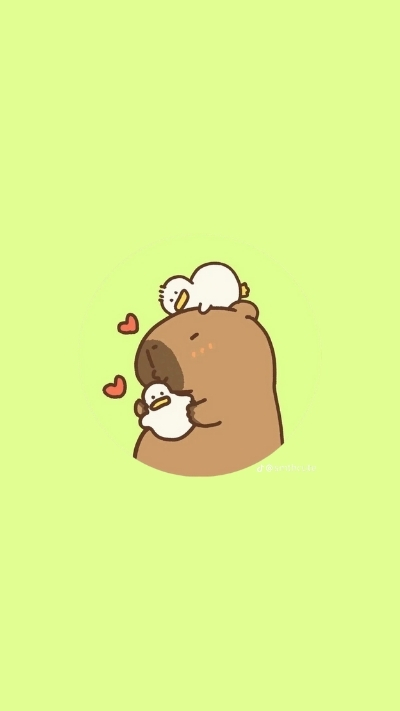 anh dai dien capybara cute