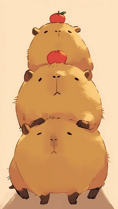 anh nen capybara chay nuoc mui lo lang