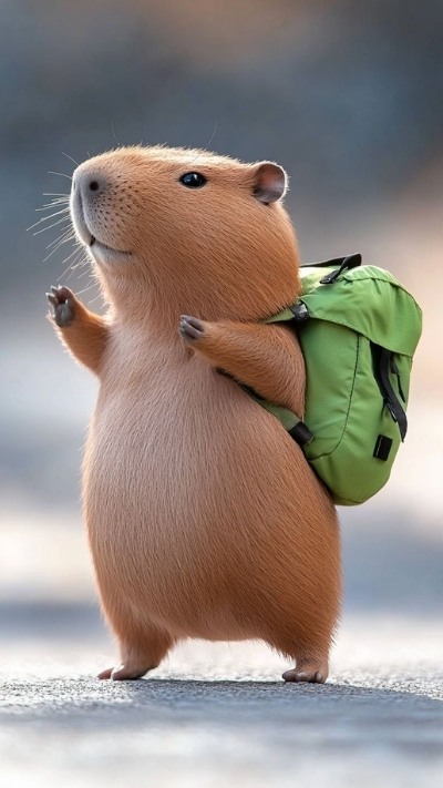 anh nen capybara chill thien nhien