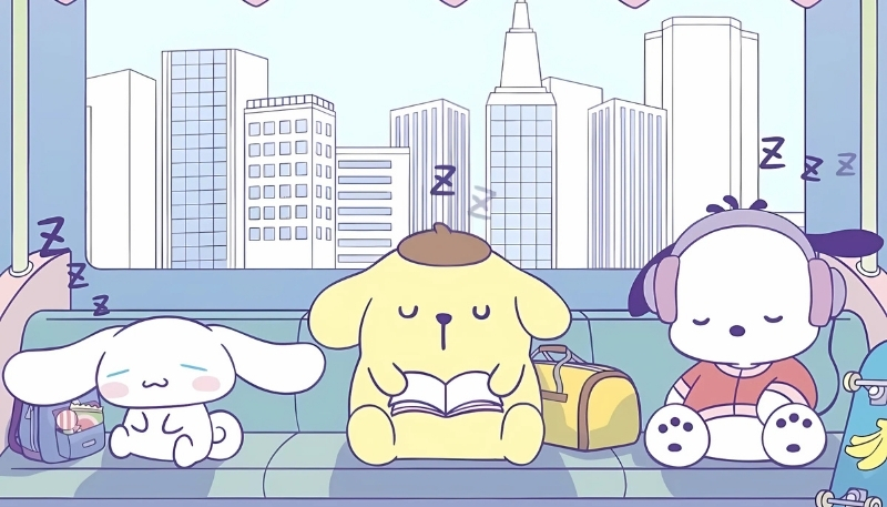Ảnh nền Cinnamoroll chibi đáng yêu